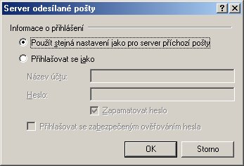 Outlook - nastavení emailového účtu 2