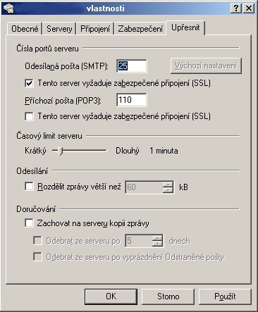 Outlook - nastavení emailového účtu 3